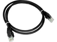 Kabel sieciowy LAN U/UTP 5e Alantech 2 m czarny