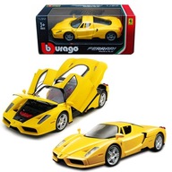 FERRARI ENZO MODEL METALOWY BBURAGO 1:24 ŻÓŁTY