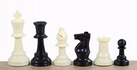 Šachové figúrky č. 6 plastové - turnajové