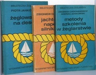 BIBLIOTECZKA ŻEGLARSKA 3 książki ŻEGLOWANIE NA DES