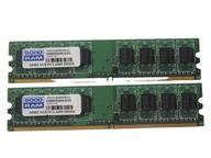 Pamięć DDR2 2GB 800MHz PC6400 Goodram 2x 1GB Dual