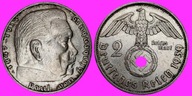 Niemcy 2 reichsmarki Rok 1939/A Berlin SREBRO 1342