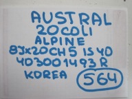 disk hliníkový RENAULT AUSTRAL R20 403001493R 564