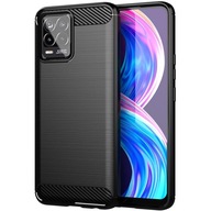 ETUI KARBON CASE PLECKI POKROWIEC FUTERAŁ do REALME 8 / 8 PRO+ SZKŁO