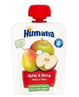 HUMANA 100% ORGANIC Mus jabłko-gruszka po 6 m-cu 90 g