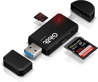 Czytnik kart pamięci GiBot 2 porty USB,USB-C
