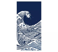 Inovatívny uterák bambusová vlna oceán Lullalove