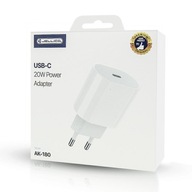 Ładowarka 20W iPhone iPad JELLICO USB-C 3A PD AK-180 dla Apple