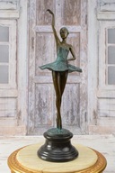 BALLERINA BALETNICA Z BRĄZU TANCERKA RZEŹBA FIGURA