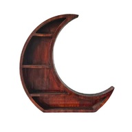 Półka księżycowa-dekoracja z kryałową
