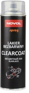Novol Clearcoat bezbarwny połysk spray. Lakier akrylowy
