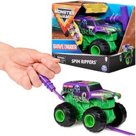 MONSTER JAM POJAZD GRAVE DIGGER NAPĘD SPIN RIPPERS