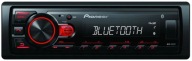 Pioneer MVH-230BT autórádió, 1-DIN, Bluetooth, USB, MP3, AUX, FLAC