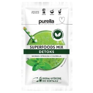 PURELLA SUPERFOODS MIX MIESZANKA DO SMOOTHIE DETOKS 40G SPIRULINA CHLORELLA