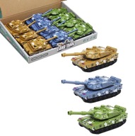 TANK VOJENSKÉ VOZIDLO ABRAMS PULL BACK MIX FARBA
