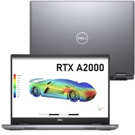 Notebook Dell Precision NVIDIA RTX A3000 12GB 16 " Intel Core i7 32 GB / 2048 GB strieborný