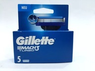 GILLETTE MACH 3 TURBO WYMIENNE WKŁADY 5SZT