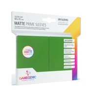 Koszulki na karty Matte Prime Classic Card Game Sleeves Green 66 x 91 mm 10