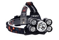 Čelová baterka výkonná LED čelovka 5 x ml-t6