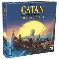 Catan dodatek odktrywcy i piraci rozszerzenie towarzyska gra planszowa