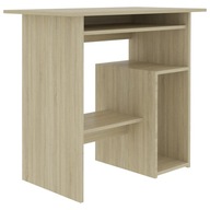 Písací stôl, dub sonoma, 80x45x74 cm, drevotrieska