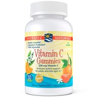 Nordic Naturals Vitamín C želé 250 mg ODOLNOSŤ