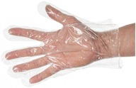 500ks jednorazové HDPE fóliové rukavice - silné rukavice 5x100ks