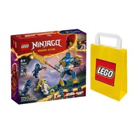 LEGO NINJAGO č. 71805 - Bojová sada s Jayovým machom + Darčeková taška LEGO