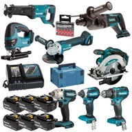 MAKITA ZESTAW COMBO 8SZT NARZĘDZI 18V 6XAKU BEZSZC