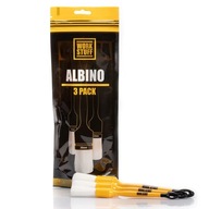 WORK STUFF ALBINO white ZESTAW Detailing Brush 3 Pack zestaw pędzli