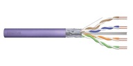 Kabel teleinformatyczny instalacyjny DIGITUS kat.6, F/UTP, Dca, drut, AWG 2
