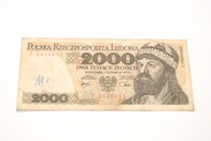 Stary banknot 2000 złotych Mieszko I 1979 antyk