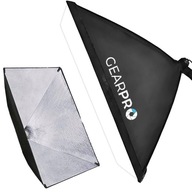 Softbox Lampy Softbox 50x70 Zestaw Światło Ciągłe 2x175W Statywy Torba