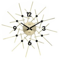 Nástenné hodiny JVD HT102.2 kovové 49cm zlaté