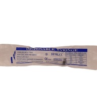 Fecskendő csavaros kupakkal 10 ml 10 db Luer Lock