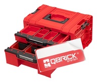 Skrzynka Qbrick System PRO Drawer 2 Toolbox 2.0 Expert RED Ultra HD szuflad