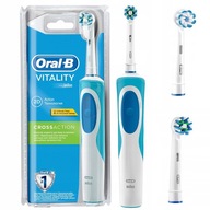 SZCZOTECZKA ELEKTRYCZNA ORAL-B BRAUN VITALITY 2D DO ZĘBÓW 2 KOŃCÓWKI