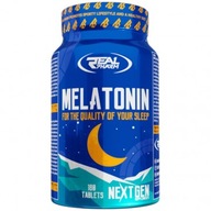 REAL PHARM MELATONIN 180TAB ZMIERŇUJE STRES ANTIOXIDANT POHODU