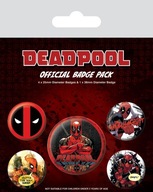 Przypinki Deadpool Outta The Way zestaw 5 sztuk