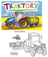 Kolorowanka Traktory i inne pojazdy A4 Krzesiek