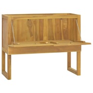 vidaXL Kúpeľňová skrinka, 90x45x75 cm, masívne teakové drevo