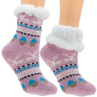 Detské Ponožky Zimné s medvedíkom Protišmykové 31-35