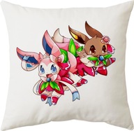 Poszewka Świąteczna Prezent Pokemon Sylveon Eevee