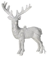 RÉNSZARVAS CSILLÁMOS FIGURA DÍSZ