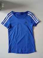 Adidas Climalite niebieska koszulka sportowa t-shirt r 134