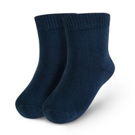 Ponožky hladké s abs 4-5 rokov tmavomodré