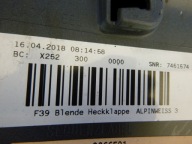 BMW X2 F39 COUVERTURE ARRIÈRE DU CAPOT