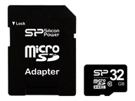 SILICON POWER Karta Pamięci Micro SDHC 32GB Class 10 +Adapter
