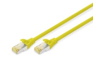 Digitus DK-1644-A-050/Y sieťový kábel 5 m Cat6a S/FTP (S-STP) Žltá