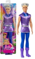 Lalka Barbie Król Ken Blondyn Korona HLC22